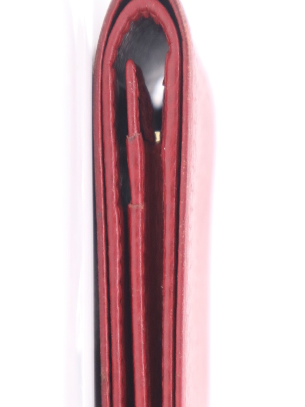 Gucci GG Marmont Red Leather Compact Wallet - Picture 3 of 8